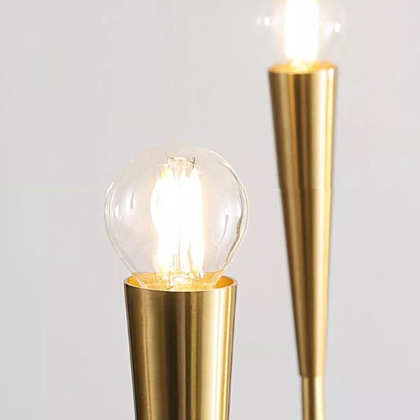 6/9-Light Retro Candlelight 3 Step Dimming LED French Style Chandelier - Image 5