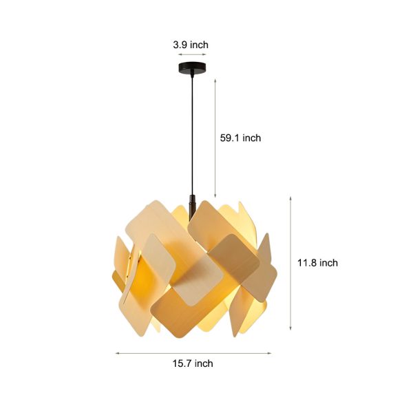 Creative Art Designer Acrylic Nordic Pendant Lights Hanging Light Fixtures - Image 5