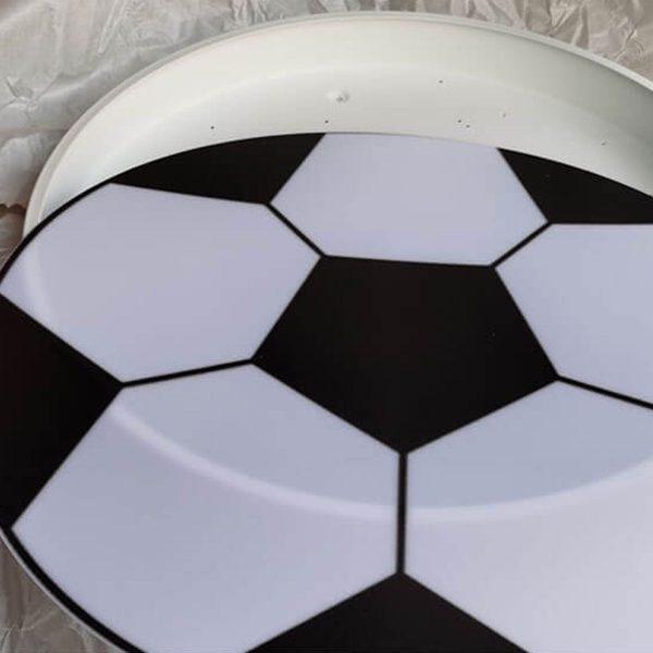 Cartoon Creative Round Football LED Kids Flush Mount Ceiling Light - Image 9