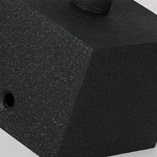 Unique Minimalist LED Waterproof Black Solar Powered Lawn Lights Path Lamp - Image 9