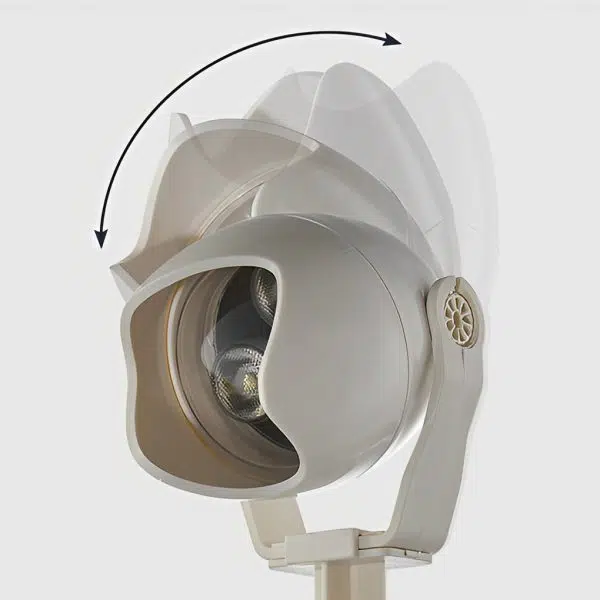 Modern Eggshell-shaped RGB Adjustable LED Outdoor Spotlight with Stake - Image 9