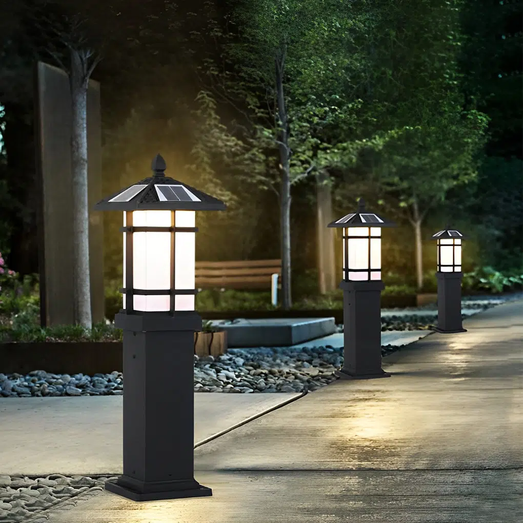9-a8267113-d927-41bf-b586-1a6bd8a99c55.jpg Modern Solar LED Lawn Lamp with Ancient Asian Style Top Waterproof Outdoor Light - Image 1