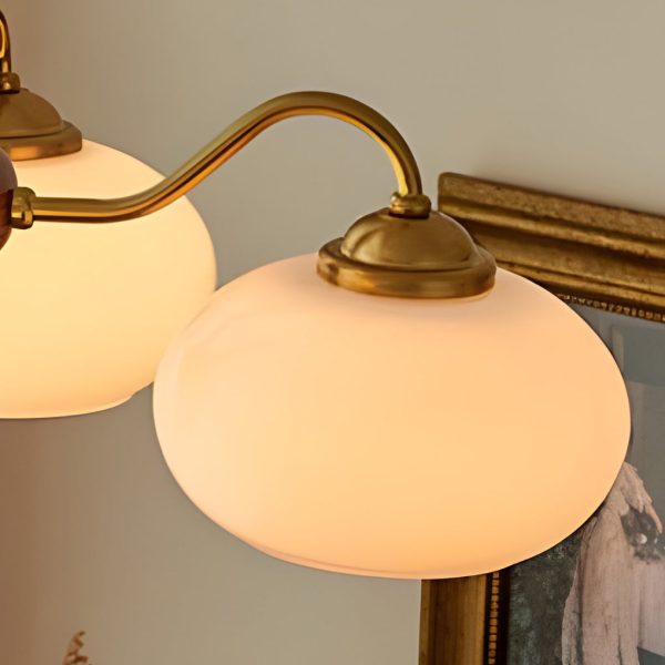 4 Lights 6 Ligths Glass Wood E27 LED Nordic Chandelier Hanging Ceiling Lights - Image 9