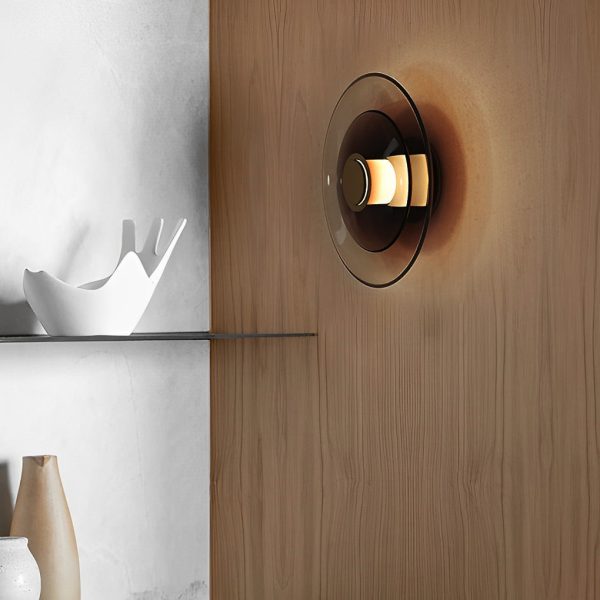 Round Creative Double-layered Glass LED Nordic Wall Sconces Lighting - Image 8