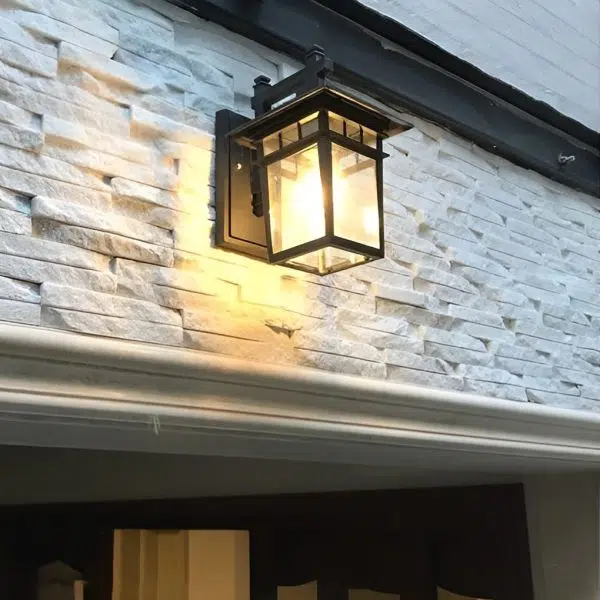 Glass LED Waterproof Retro Outdoor Wall Lamp Wall Sconce Lighting without Bulb - Image 6