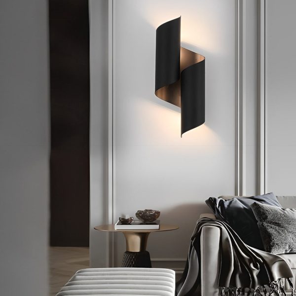 2pcs Symmetrical Creative Up And Down Lighting Modern Wall Light Fixture - Image 2