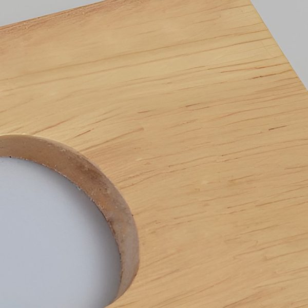 Rectangular Wood Waterproof LED Nordic Wall Lamp Mirror Light Sconces - Image 9