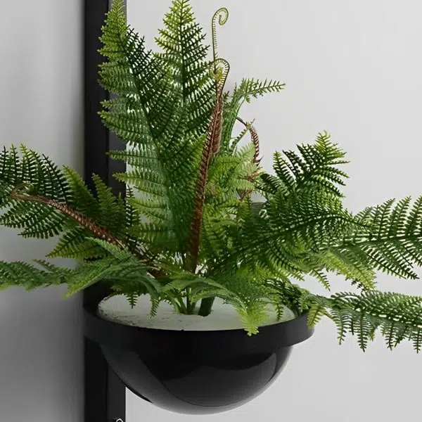 Creative Flowerpot Ball Waterproof LED Black Modern Outdoor Wall Light - Image 6