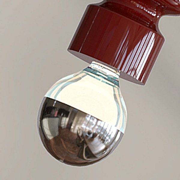 Long Creative Spiral Gourd Metal Semi-Plated Colorful Modern Pendant Lights - Image 6