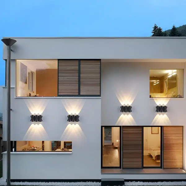 Creative LED Up and Down Lights Waterproof Modern Outdoor Wall Lamp - Image 4