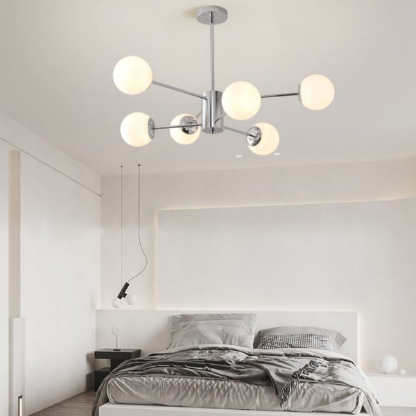 Molecular Lights Three Step Dimming Plating Glass Modern Chandeliers - Image 2