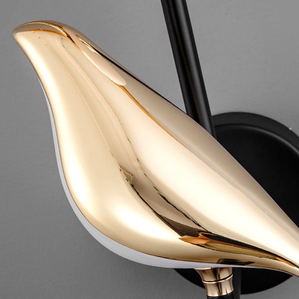 Magpies Creative Bird Adjustable LED Dimmable with Remote Nordic Wall Lamp - Image 6