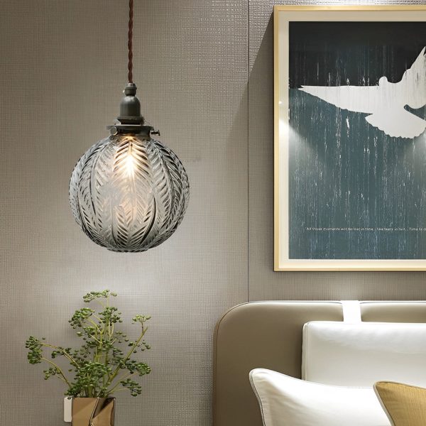 Creative Glass Ball Three Step Dimming LED Modern Pendant Lights - Image 7