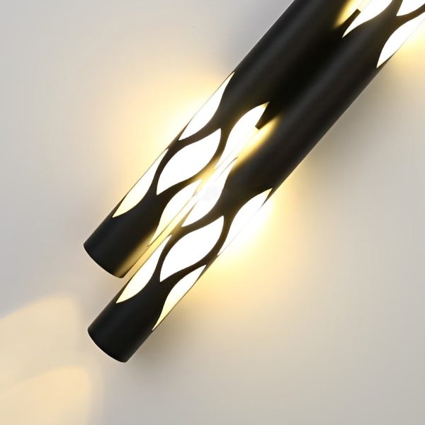 Flames Hollow Up And Down Lighting LED Nordic Wall Sconce Lighting - Image 9