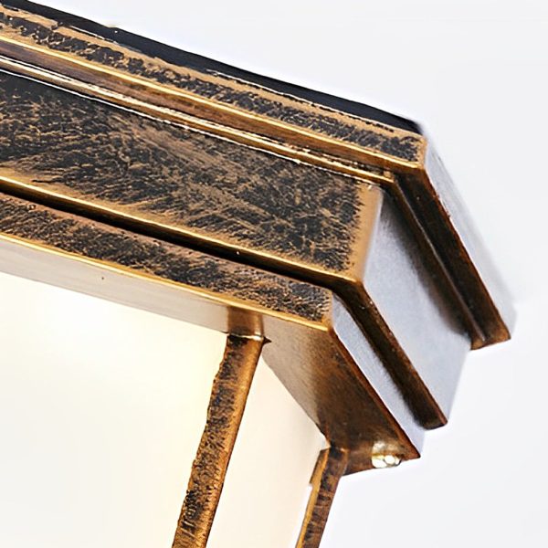 Outdoor Waterproof Aluminum Glass LED European Style Ceiling Lights - Image 9