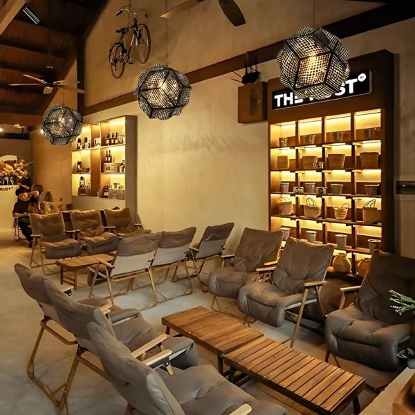 Irregular Ball 3D Stainless Steel Postmodern Chandelier Pendant Lights - Image 8