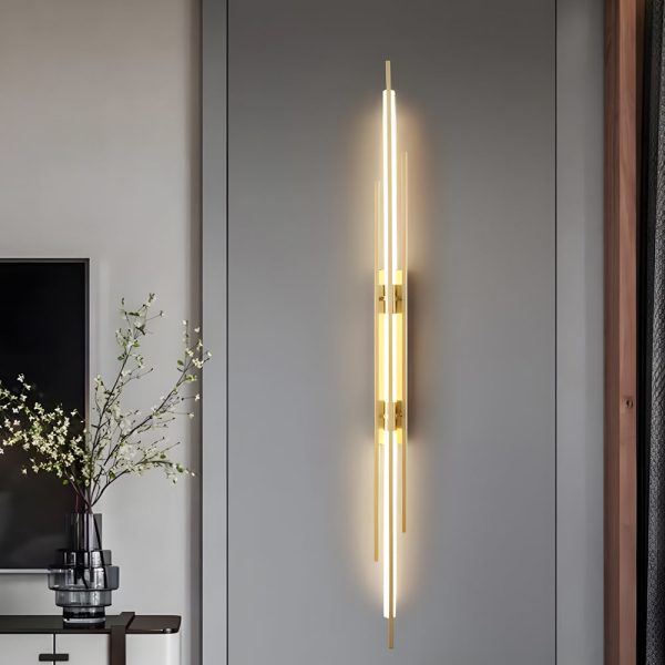 Long Strips Grille Iron Acrylic Simple Modern LED Wall Light Fixture - Image 8