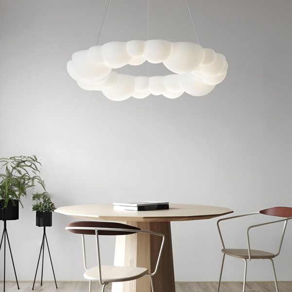 Creative Bubble Clouds Shaped Stepless Dimming LED Nordic Ceiling Light - Image 7