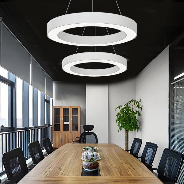 Round Ring Hanging Profile Light Suspended Office LED Pendant Light for Gyms - Image 6