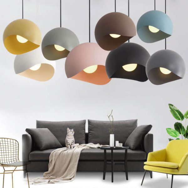 Modern Macaron Magic Bean Metal 1-Light Pendant Light - Image 7
