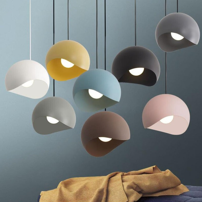 9609214615-866685942.jpg Modern Macaron Magic Bean Metal 1-Light Pendant Light - Image 1