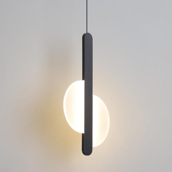 Modern Minimalist Metal Round Shape 1-Light LED Pendant Light - Image 8