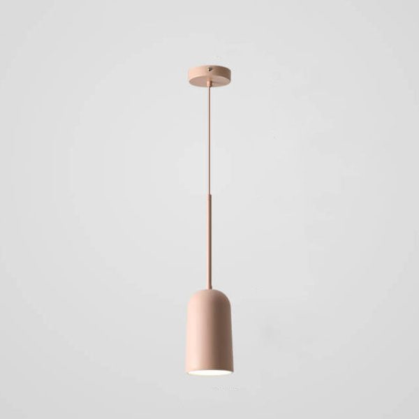 Modern Minimalist Macaron Geometric Metal 1-Light Pendant Light - Image 12