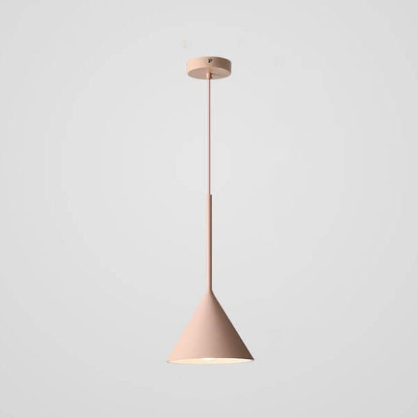Modern Minimalist Macaron Geometric Metal 1-Light Pendant Light - Image 14