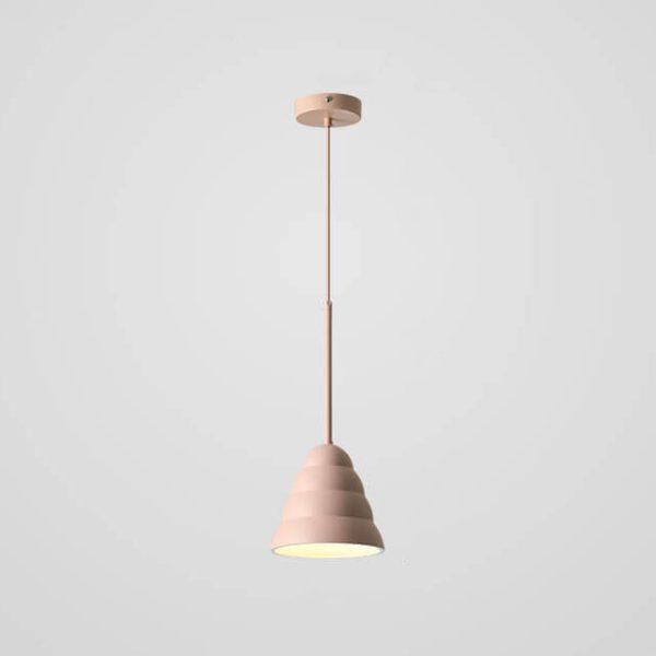 Modern Minimalist Macaron Geometric Metal 1-Light Pendant Light - Image 19