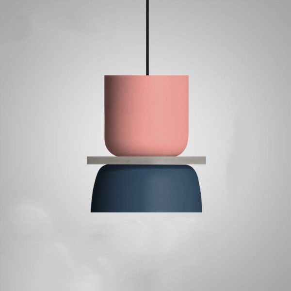 Nordic Colorful Macaron 1-Light LED Pendant Light - Image 14