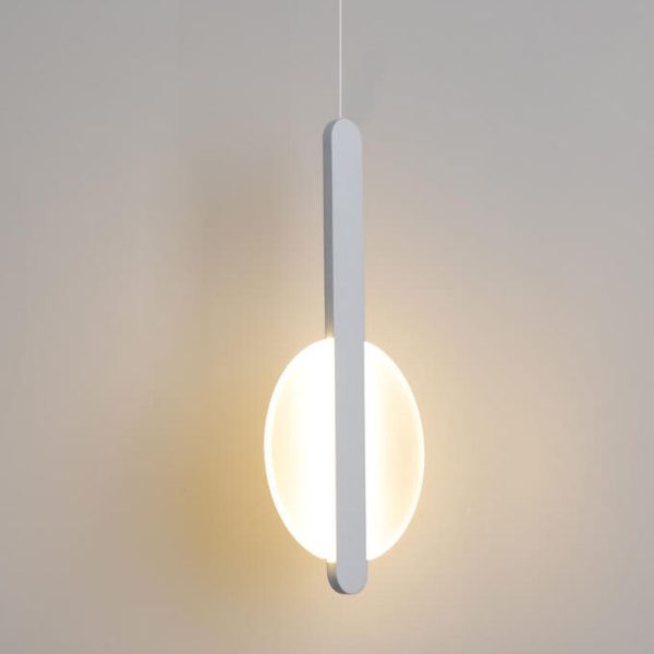 Modern Minimalist Metal Round Shape 1-Light LED Pendant Light - Image 10