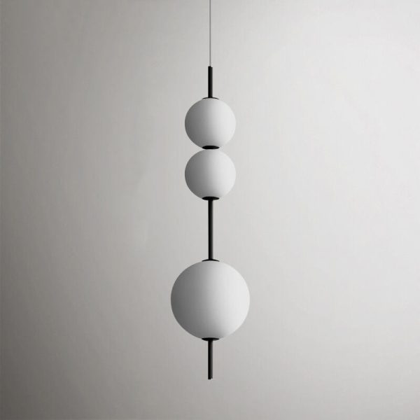 Modern Minimalist Creative Glass Ball LED Pendant Light - Image 15