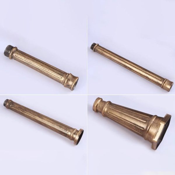 Traditional European Aluminum Water Glass Post Lamp 3-Light Outdoor Light For Garden - Image 9