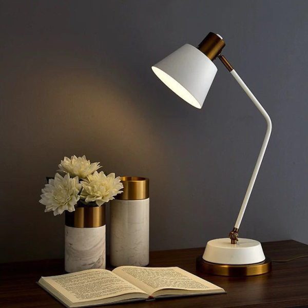Modern Minimalist Iron Cylinder Shade 1-Light Table Lamp For Living Room - Image 19