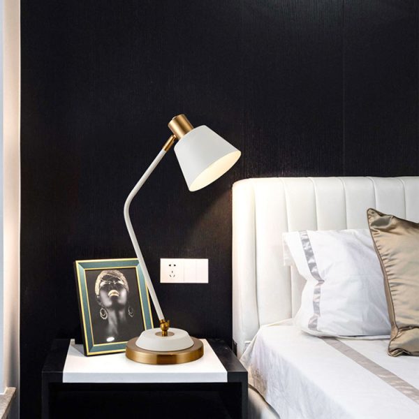 Modern Minimalist Iron Cylinder Shade 1-Light Table Lamp For Living Room - Image 21