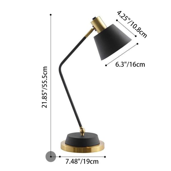 Modern Minimalist Iron Cylinder Shade 1-Light Table Lamp For Living Room - Image 4