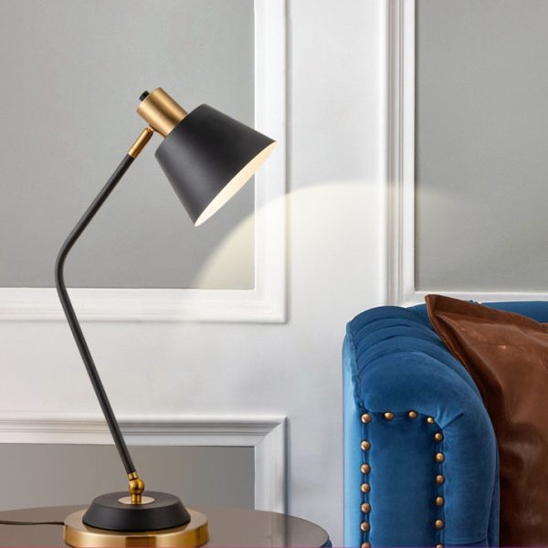 Modern Minimalist Iron Cylinder Shade 1-Light Table Lamp For Living Room - Image 13