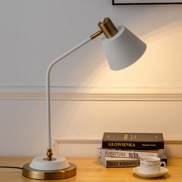 Modern Minimalist Iron Cylinder Shade 1-Light Table Lamp For Living Room - Image 17