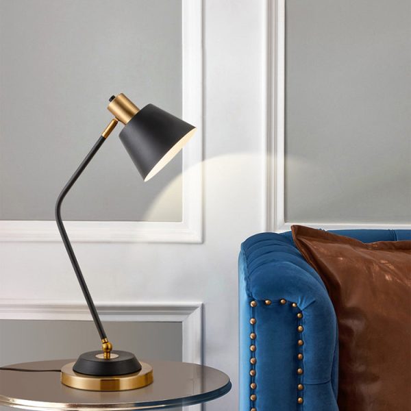 Modern Minimalist Iron Cylinder Shade 1-Light Table Lamp For Living Room - Image 18