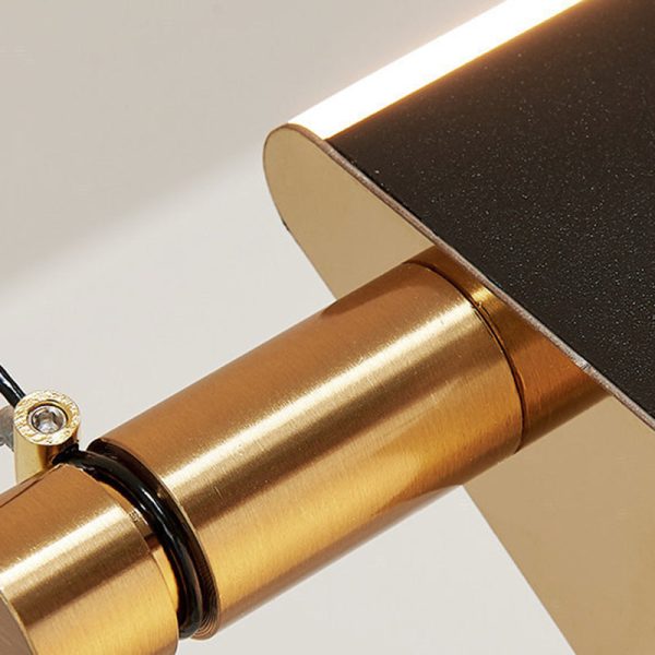 Modern Minimalist Metal PMMA Rectangle LED Island Light Chandelier For Dining Room - Image 9