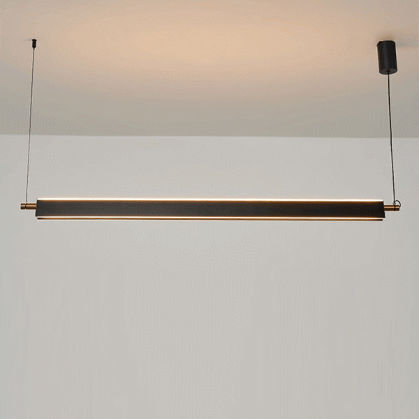 Modern Minimalist Metal PMMA Rectangle LED Island Light Chandelier For Dining Room - Image 11