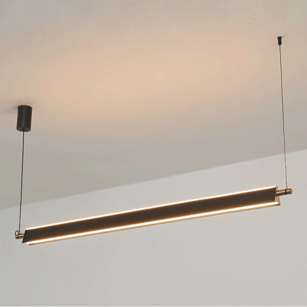 Modern Minimalist Metal PMMA Rectangle LED Island Light Chandelier For Dining Room - Image 13