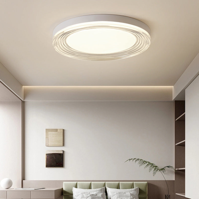 BS-Lighting-AC04719-3.jpg Modern Minimalist ABS Acrylic Hardware Round LED Flush Mount Ceiling Light For Living Room - Image 1