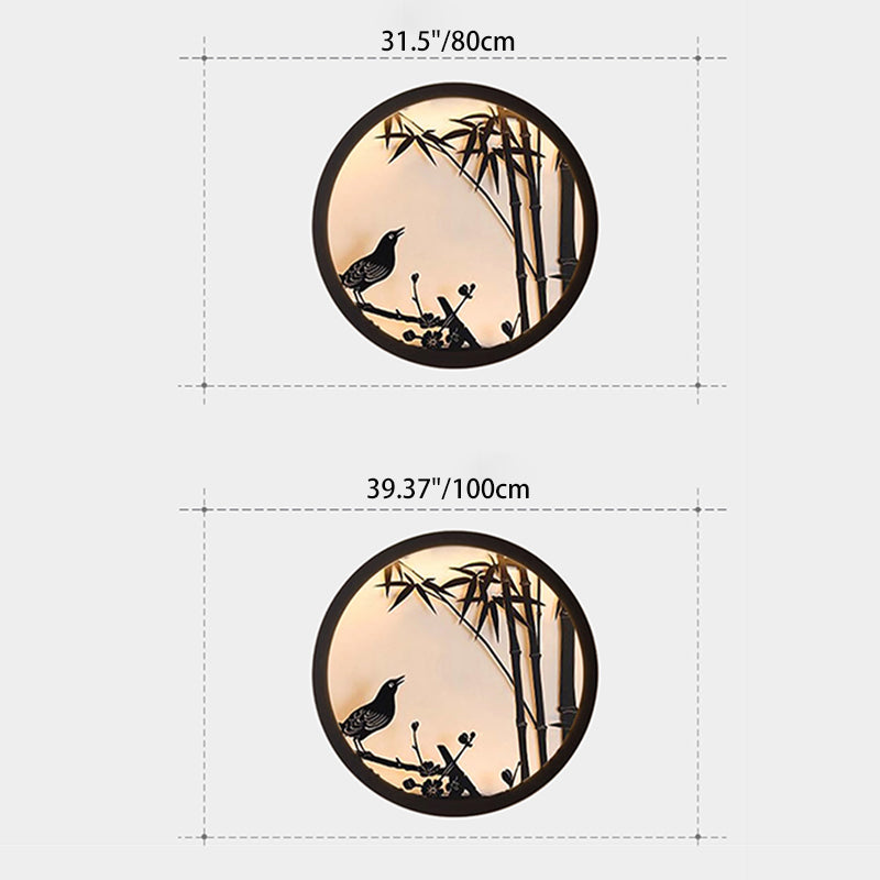 BS-Lighting-AM01348-6.jpg Modern Minimalist Iron & Acrylic Round LED Wall Sconce Lamp For Outdoor Courtyard & Garden - Image 5