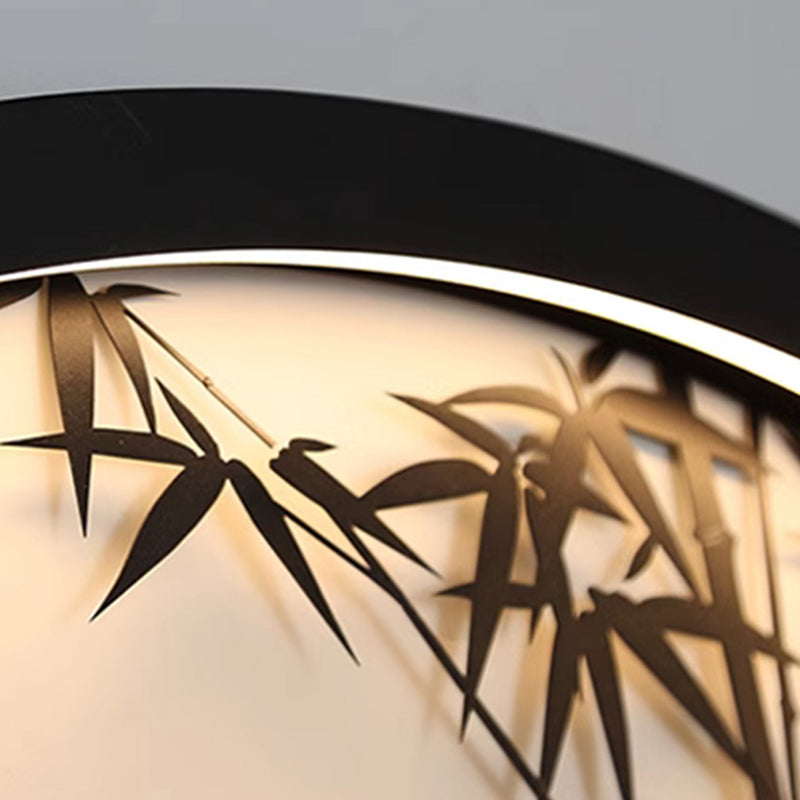 BS-Lighting-AM01348-8.jpg Modern Minimalist Iron & Acrylic Round LED Wall Sconce Lamp For Outdoor Courtyard & Garden - Image 7