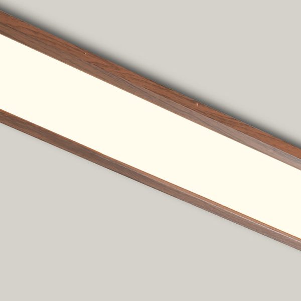 Traditional Vintage Iron & Acrylic Oval Long LED Flush Mount Ceiling Light For Hallway, Bedroom & Living Room - Image 10