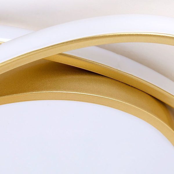 Modern Minimalist Iron Acrylic Round LED Flush Mount Ceiling Light For Bedroom & Living Room - Image 10