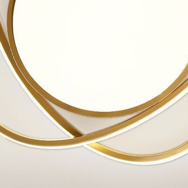 Modern Minimalist Iron Acrylic Round LED Flush Mount Ceiling Light For Bedroom & Living Room - Image 11