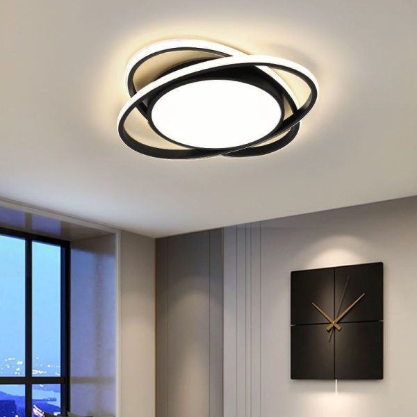 Modern Minimalist Iron Acrylic Round LED Flush Mount Ceiling Light For Bedroom & Living Room - Image 15