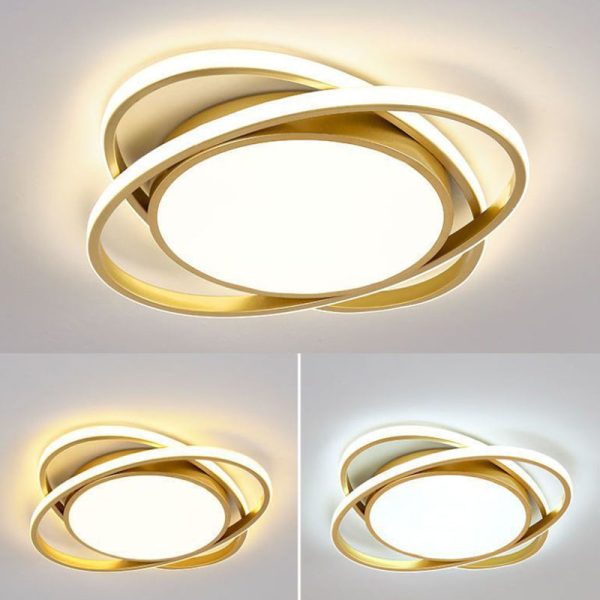 Modern Minimalist Iron Acrylic Round LED Flush Mount Ceiling Light For Bedroom & Living Room - Image 20